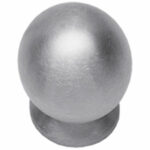 Intersteel Knop bolrond achterplaat Ø20mm rvs