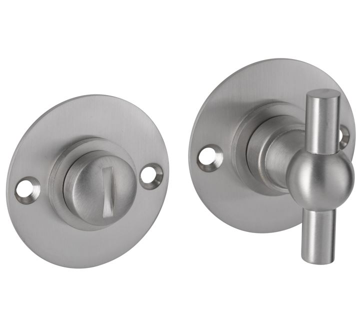 WC-Sluiting 5-8 mm Chemin de Fer 50mm mat nikkel ongelakt