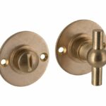 WC-Sluiting 5-8 mm Chemin de Fer 50mm messing antiek