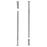 Setje van 2 patentbouten met hulzen afbreekbaar