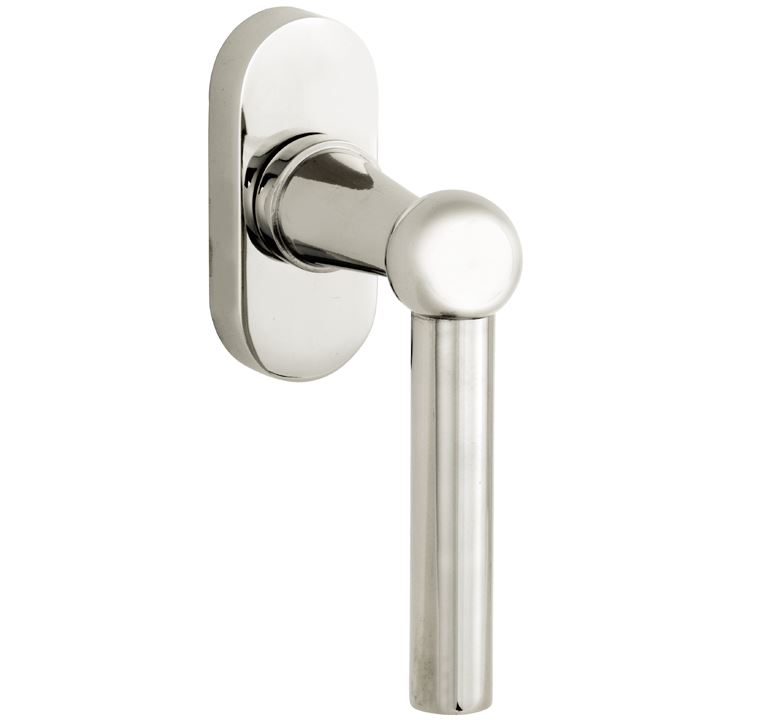 Draaikiepgarnituur Chemin de Fer/Elegant glans nikkel