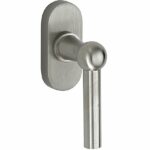 Draaikiepgarnituur Chemin de Fer/Elegant mat nikkel ongelakt