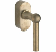 SKG2 Draaikiepgarnituur afsluitbaar Chemin de fer/Elegant messing antiek