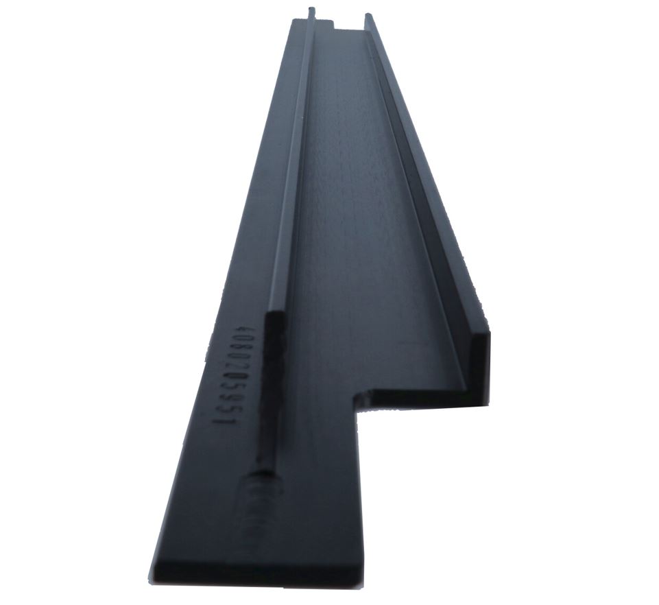 Bovengreep infrees 345 mm mat zwart