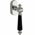 Draaikiepgarnituur Nouveau/Elegant glans nikkel