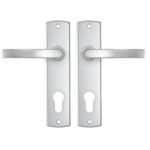 AXA curve schild PC72 met deurkruk blok aluminium F1