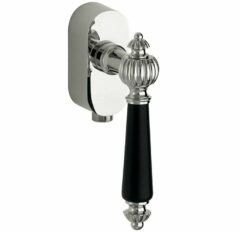 SKG2 Draaikiepgarnituur afsluitbaar Nouveau/Elegant glans nikkel