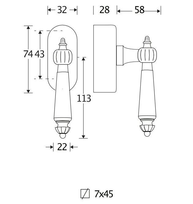 SKG2 Draaikiepgarnituur afsluitbaar Nouveau/Elegant glans nikkel