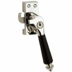 SKG Raamsluiting Met Sluitplaat Rechts Nouveau ebben glans nikkel