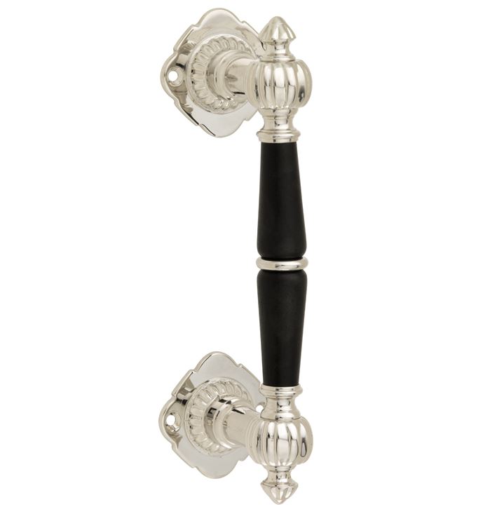 Deurgreep Nouveau ebben glans nikkel