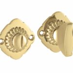 WC-Sluiting 5-8 mm Elegant/Nouveau messing gelakt