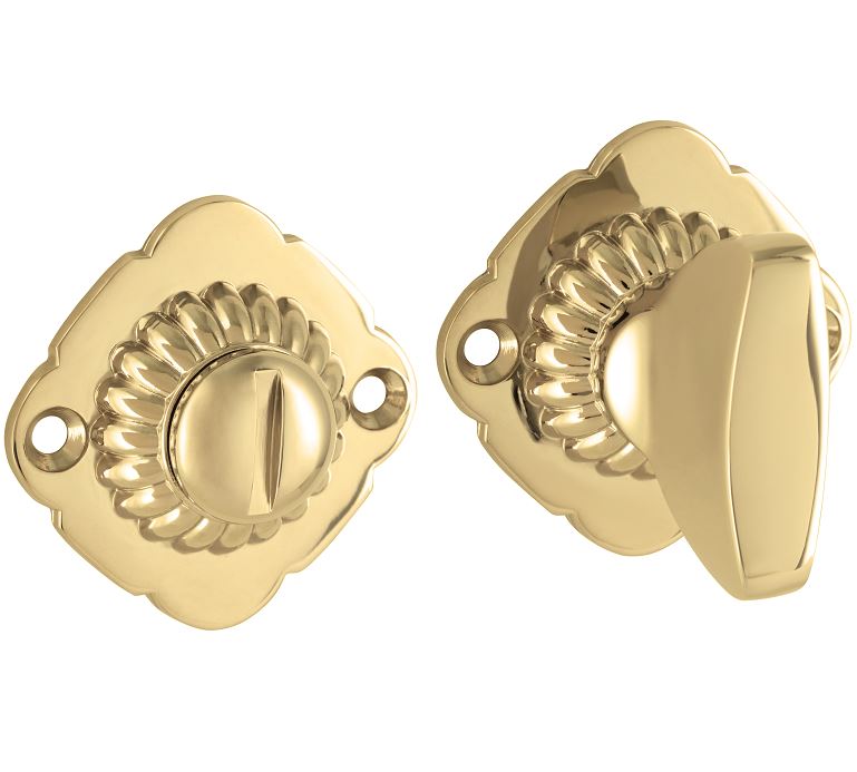 WC-Sluiting 5-8 mm Elegant/Nouveau messing gelakt