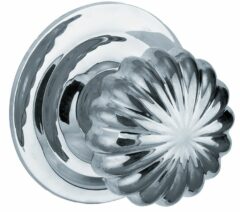 Voordeurknop Nouveau 85mm glans chroom