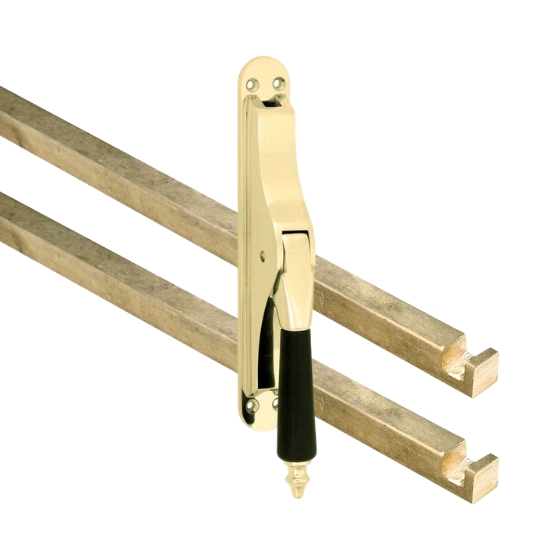 Pomp-espagnolet Antique ebben Messing Gelakt Inclusief 2 Stangen