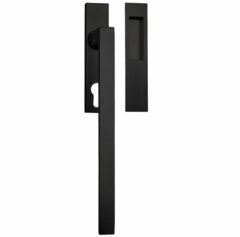 Hef/Schuifdeurbeslag Tavira PC69 met schuifdeurkom RVS zwart