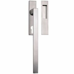 Hef/Schuifdeurbeslag Tavira PC69 met schuifdeurkom RVS