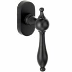 Draaikiepgarnituur Barock/Elegant mat zwart