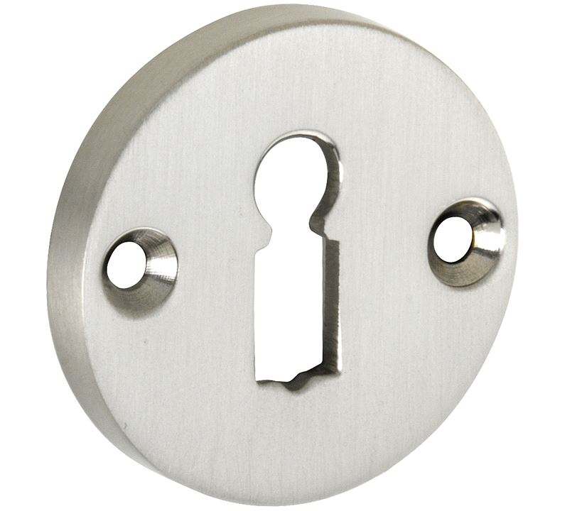 Set van twee sleutelplaatjes Elegant BB mat nikkel ongelakt