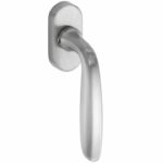 Draaikiepgarnituur Banaan/Elegant mat nikkel ongelakt