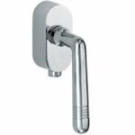 SKG2 Draaikiepgarnituur afsluitbaar Art-Deco/Elegant glans chroom