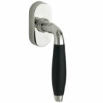 Draaikiepgarnituur Bonton ebben/Elegant glans nikkel