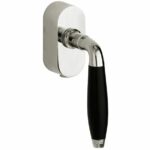 SKG2 Draaikiepgarnituur afsluitbaar Bonton ebben/Elegant glans nikkel