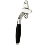 Raamsluiting Met Sluitplaat Links Bonton ebben glans nikkel