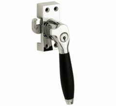 SKG Raamsluiting Met Sluitplaat Rechts Bonton ebben glans nikkel