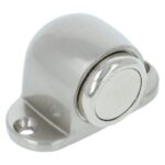 Deurvastzetter Vloerbevestiging magnetisch Mat Nikkel