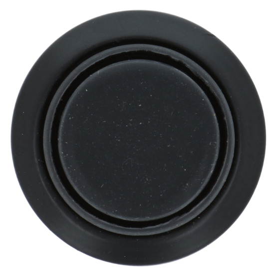 Deurstop wandmontage met veer zwart