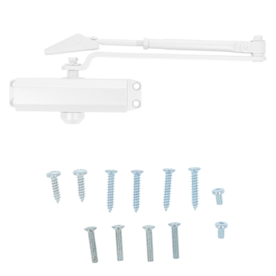 Deurdranger Mod. 773 met schaararm wit