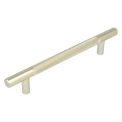 Meubelgreep geribbeld 160 mm aluminium goud