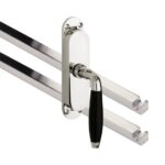 Kruk-espagnolet Bonton ebben Rechts Glans Nikkel Inclusief 2 Stangen