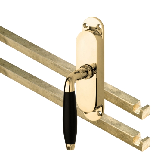 Kruk-espagnolet Bonton ebben Links Messing Ongelakt Inclusief 2 Stangen