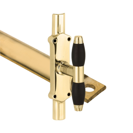 Kruk-espagnolet Bonton ebben Messing Ongelakt Inclusief 1 Stang