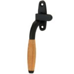 Raamboom Met Sluitplaat Links Ton teak mat zwart