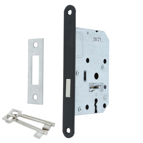 Dulimex kastslot met zwarte voorplaat