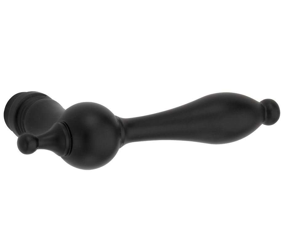 Deurkruk Barock mat zwart