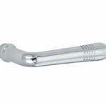 Deurkruk Art-Deco glans chroom