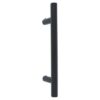 Deurgreep Rond HoH 200mm RVS/Zwart