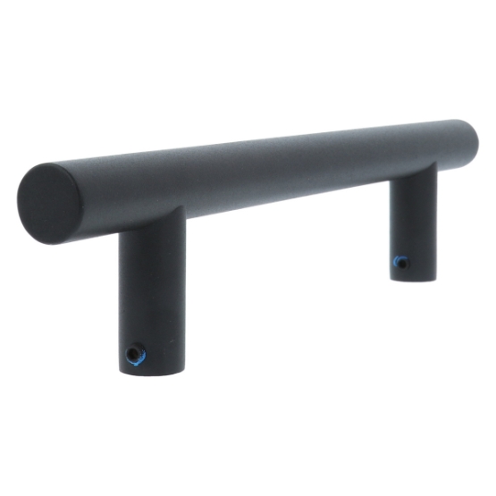 Deurgreep Rond HoH 300mm RVS/Zwart