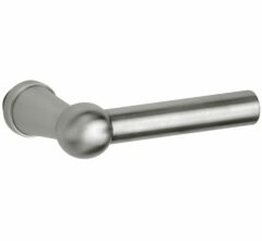 Deurkruk Chemin de Fer 100mm mat nikkel ongelakt