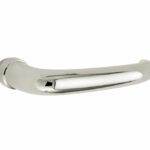 Deurkruk Halfsabel glans nikkel