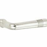 Deurkruk Art-Deco glans nikkel