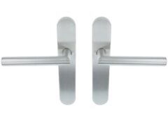 ODShop deurkruk Modern haaks op ovaal schild blind rvs