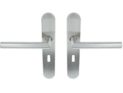 ODShop deurkruk Modern haaks op ovaal schild SL56 rvs