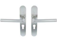 ODShop deurkruk Modern haaks op ovaal schild PC55 rvs