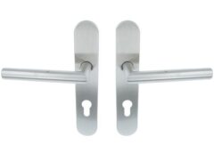 ODShop deurkruk Modern haaks op ovaal schild PC72 rvs