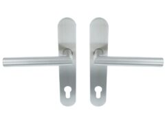 ODShop deurkruk Modern haaks op ovaal schild PC92 rvs