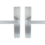 ODShop deurkruk Modern haaks op recht schild blind rvs